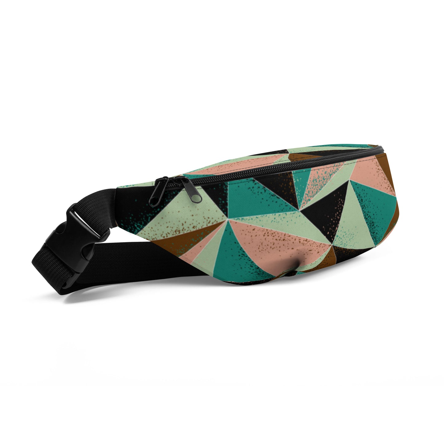 Multi Color Geo Print Fanny Pack