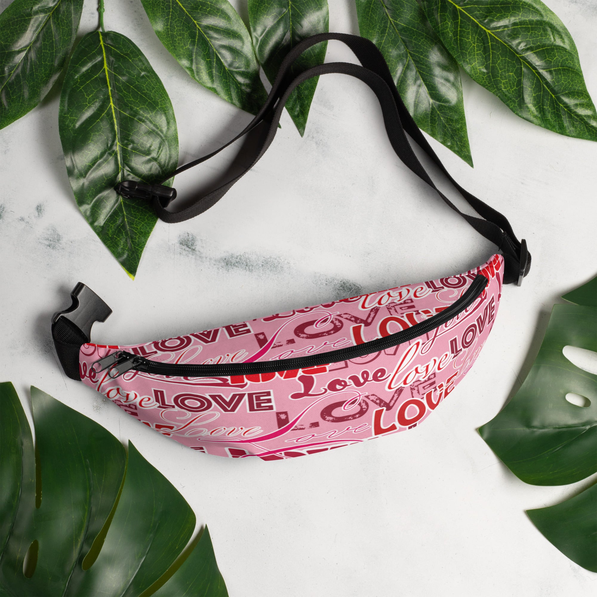 Love Print Fanny Pack
