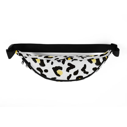 Yellow and Black Animal Print Fanny Pack