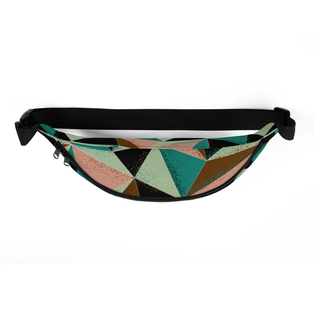 Multi Color Geo Print Fanny Pack