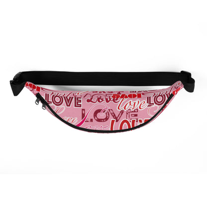 Love Print Fanny Pack