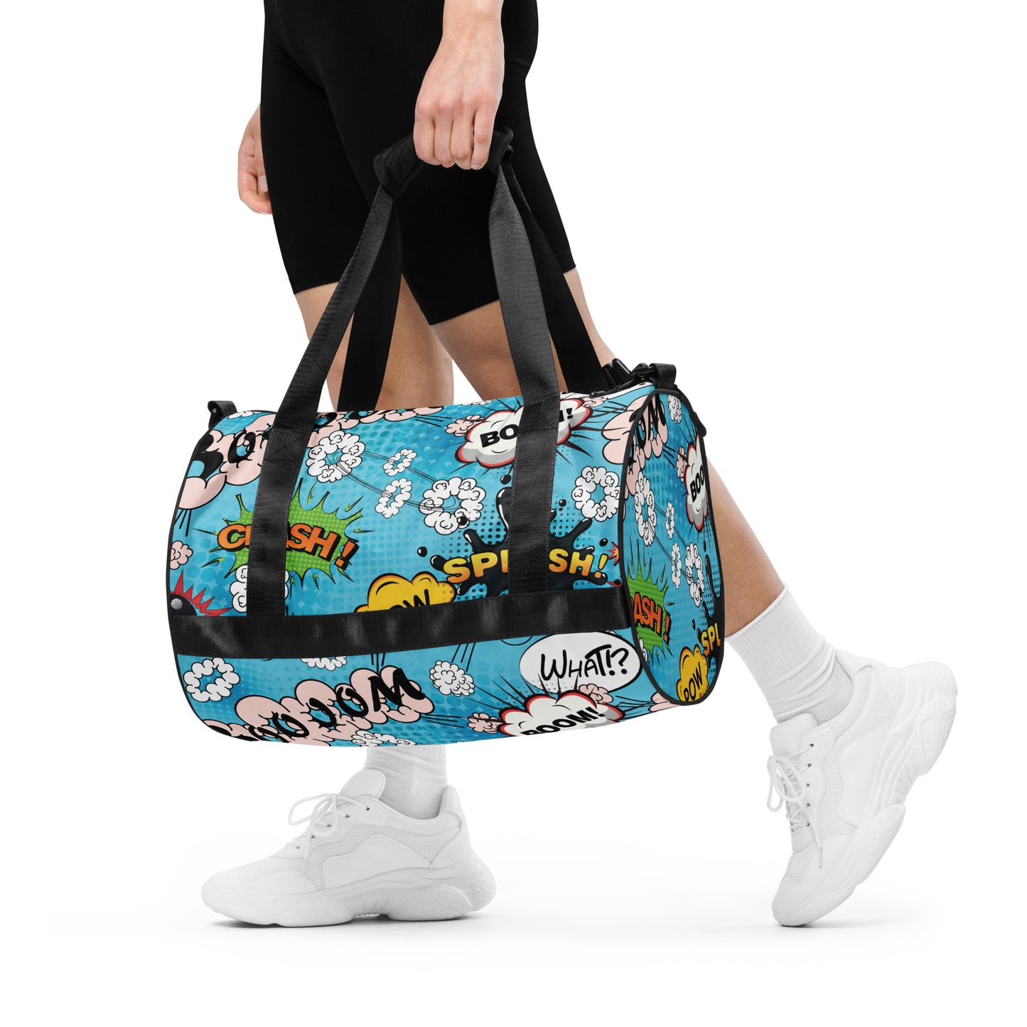 Comic Print Gym Bag