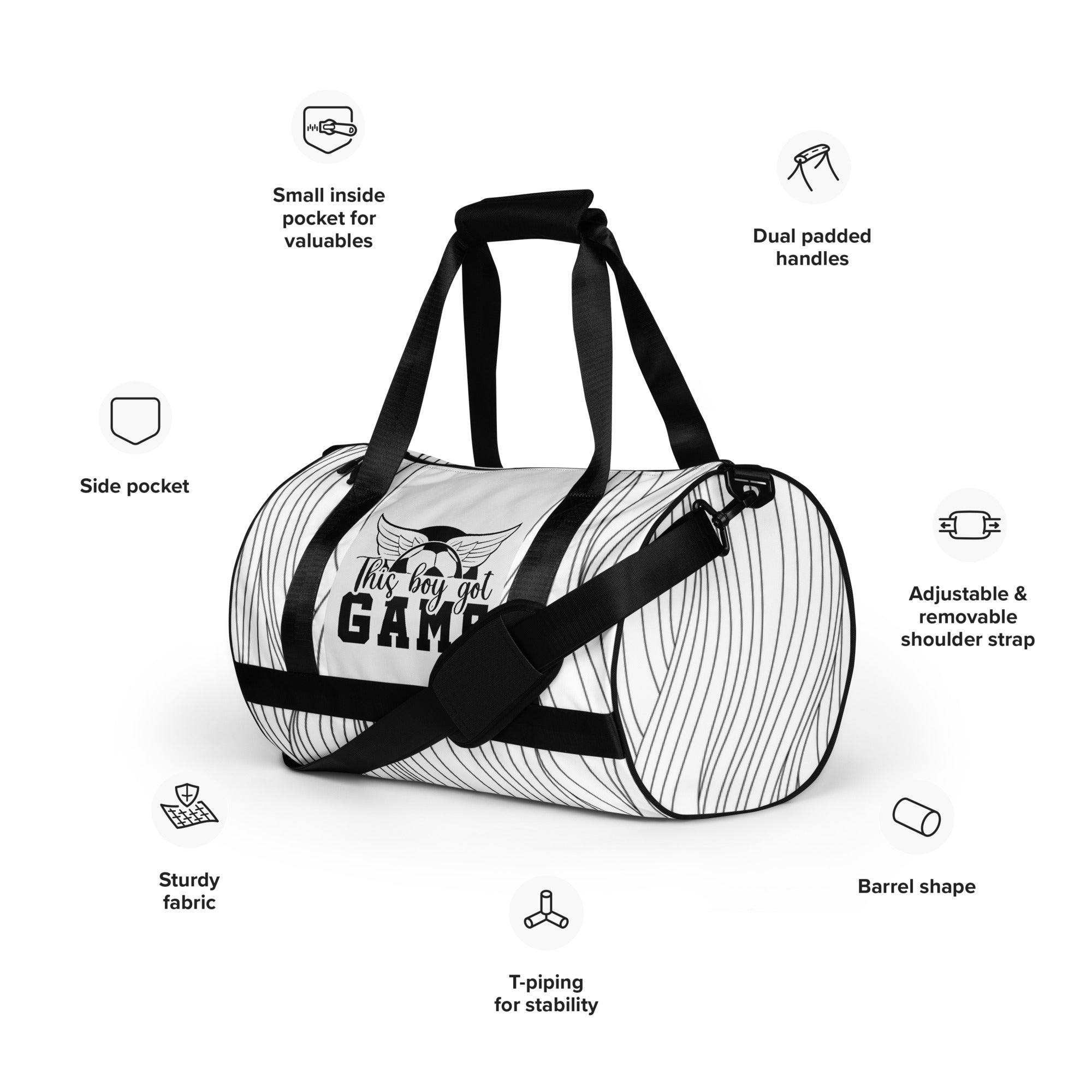 This Boy Got Game Gym Bag