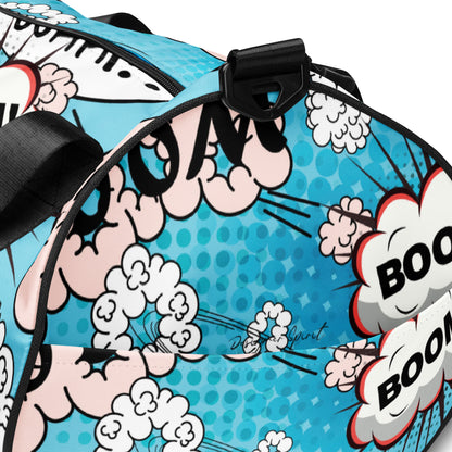 Comic Print Gym Bag