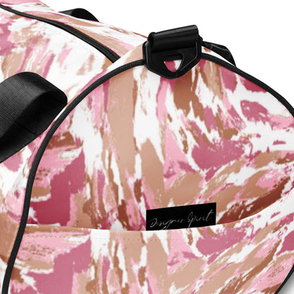 Black and Pink Fitness Girl Gym Bag