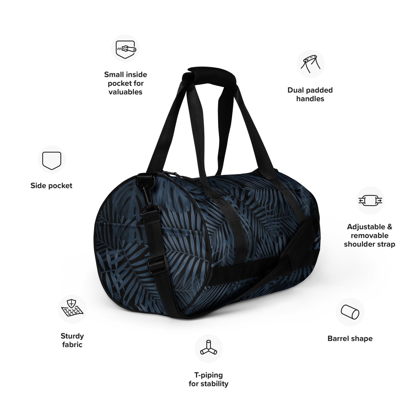 Leaf Print Gym bag