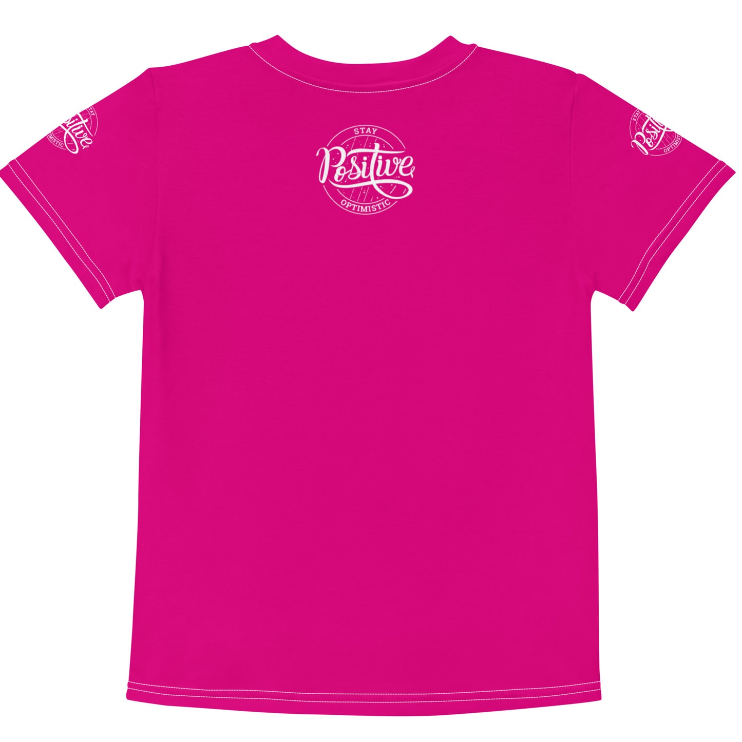 Pink Let Go Kids crew neck t-shirt