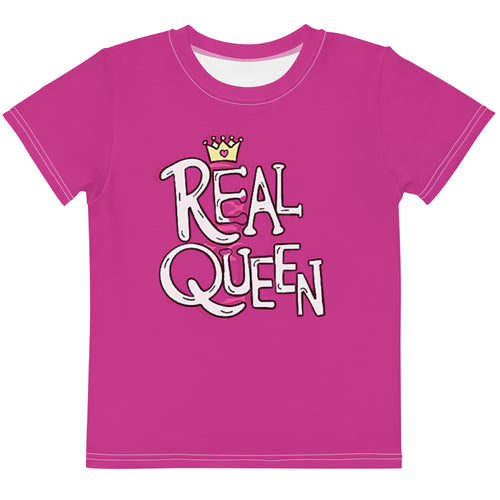 Real Queen Kids crew neck t-shirt