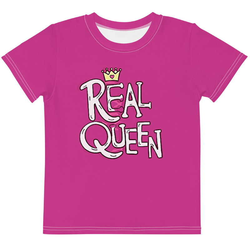 Real Queen Kids crew neck t-shirt