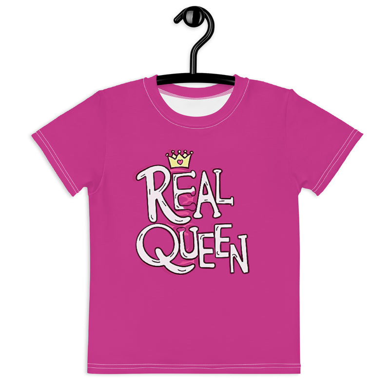 Real Queen Kids crew neck t-shirt