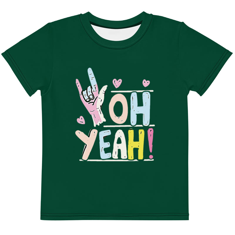 Oh Yeah Kids crew neck unisex t-shirt