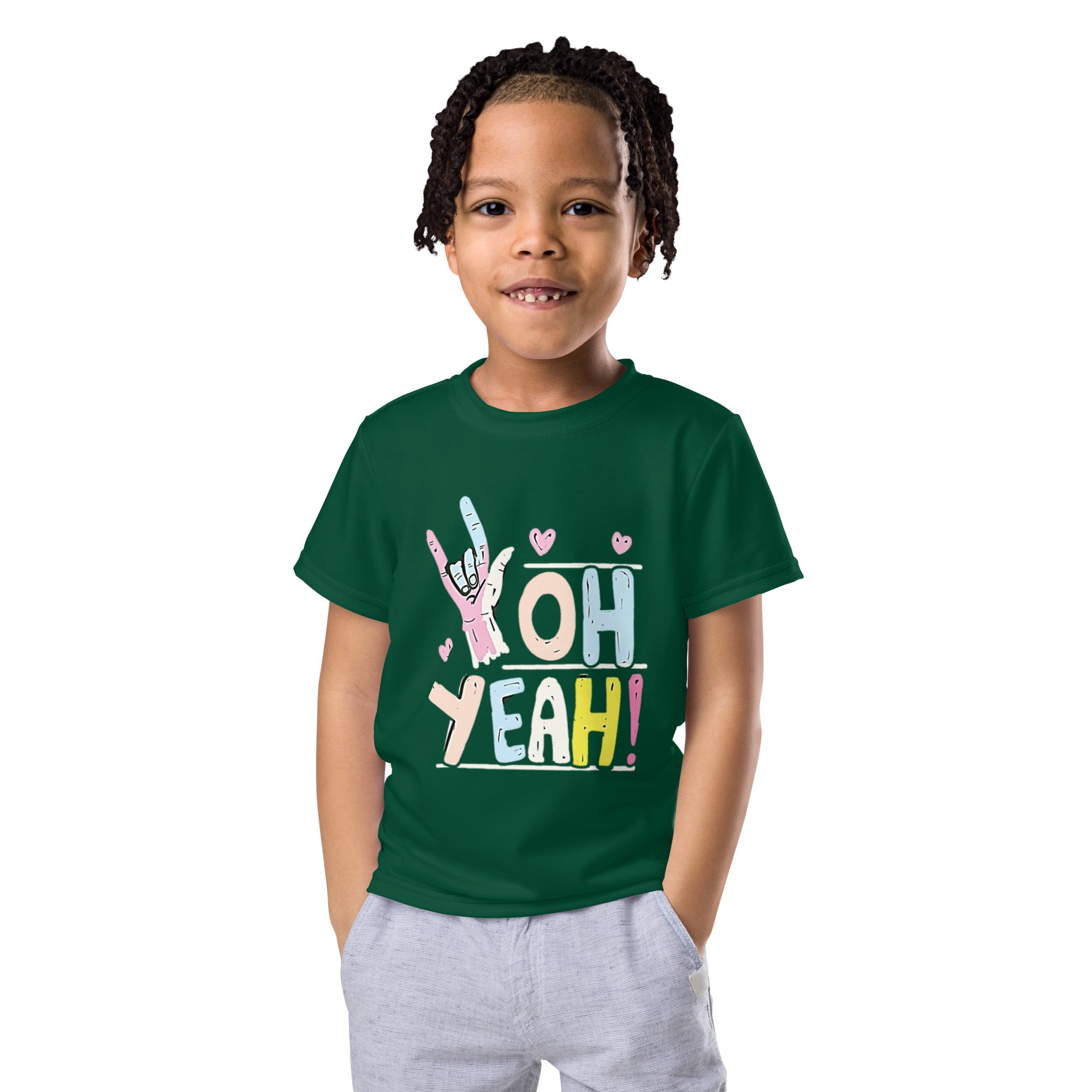 Oh Yeah Kids crew neck unisex t-shirt