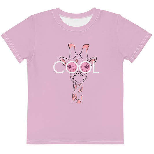 Cool Giraffe Kids crew neck t-shirt