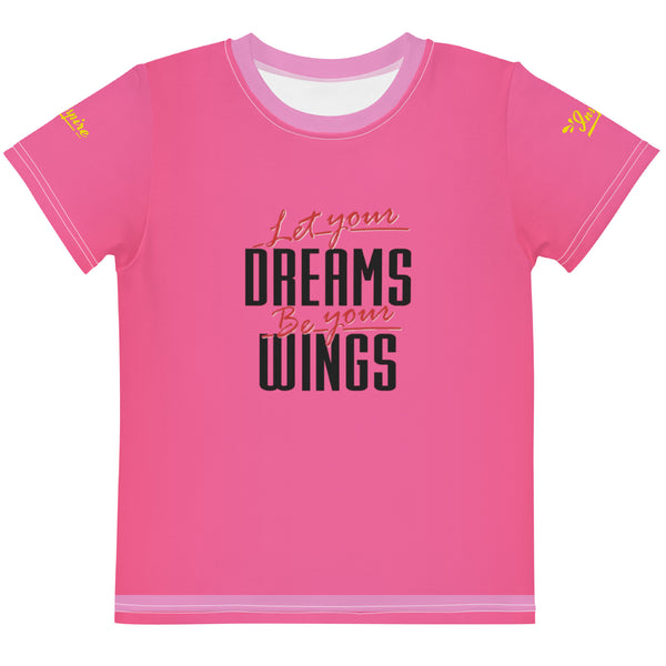 Let Your Dreams Be Your Wings Kids crew neck t-shirt
