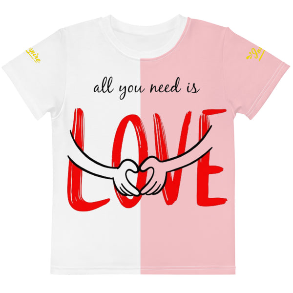 All You Need Is Love Kids crew neck t-shirt