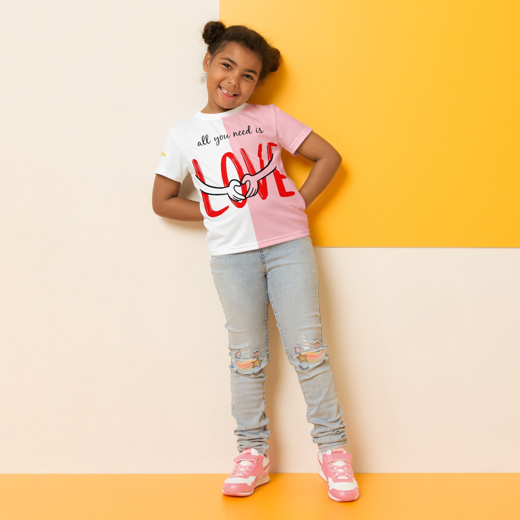 All You Need Is Love Kids crew neck t-shirt