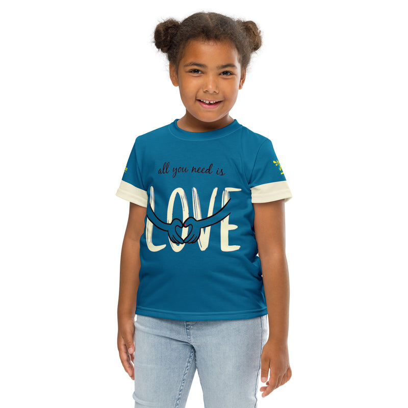 All You Need Is Love Kids crew neck t-shirt