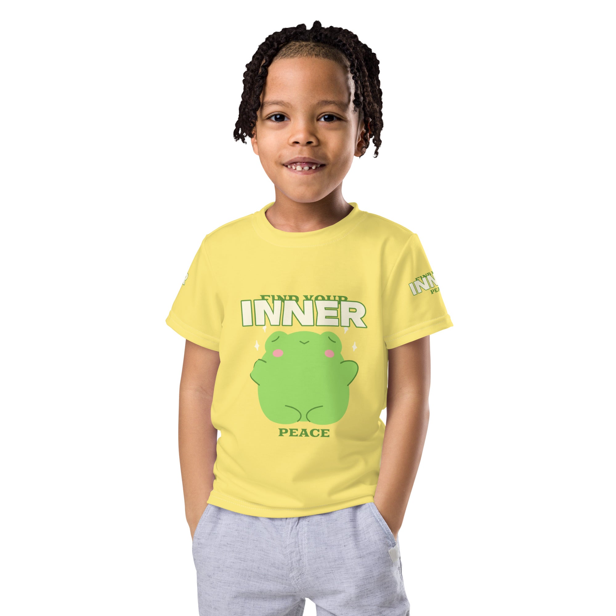 Find Your Inner Peace Kids crew neck t-shirt