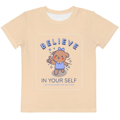 Believe in Yourself Kids crew neck t-shirt