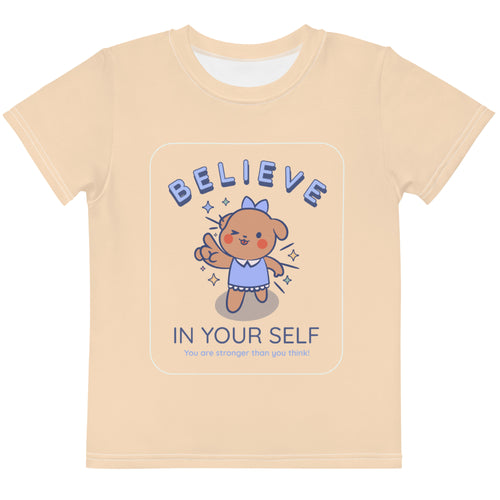 Believe in Yourself Kids crew neck t-shirt