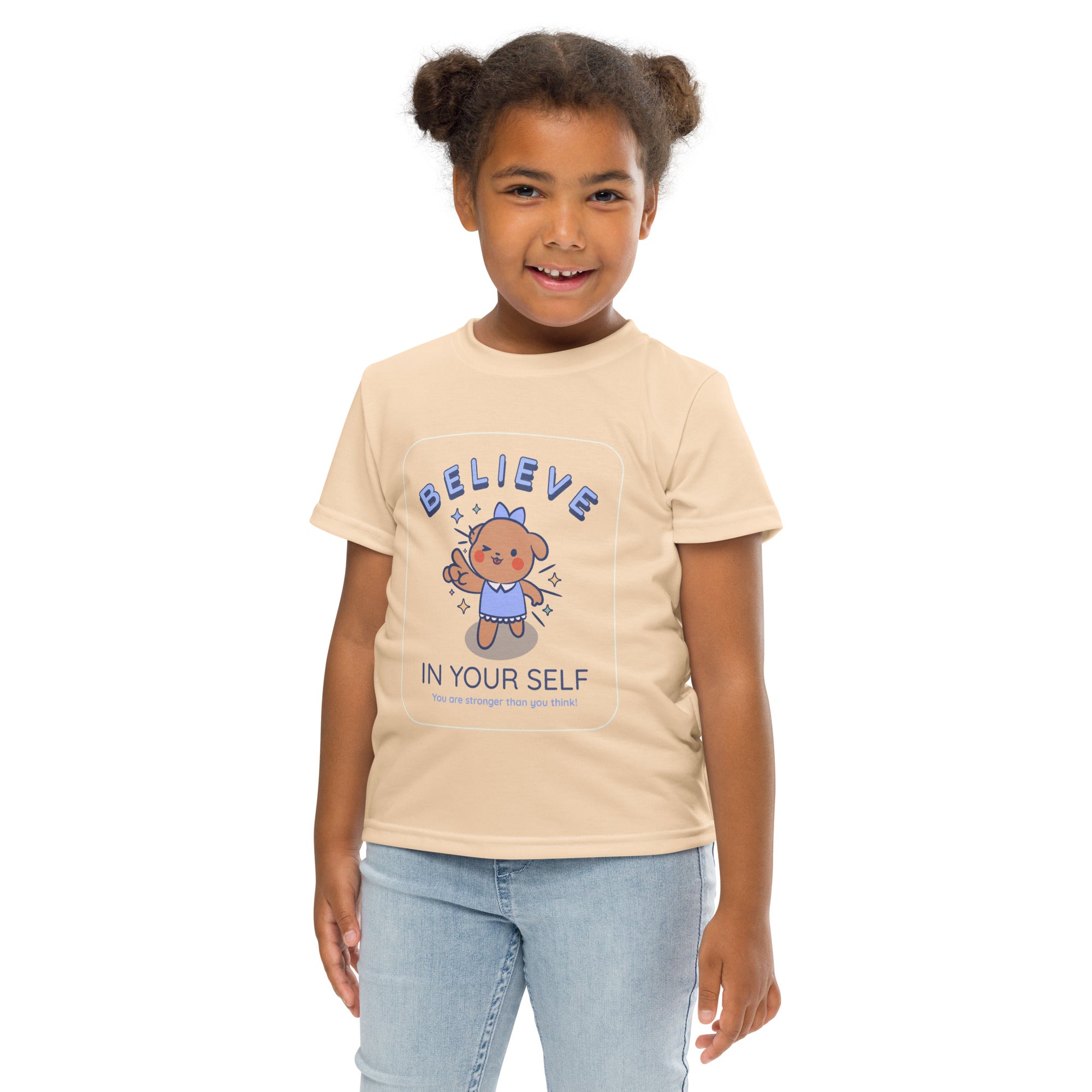 Believe in Yourself Kids crew neck t-shirt