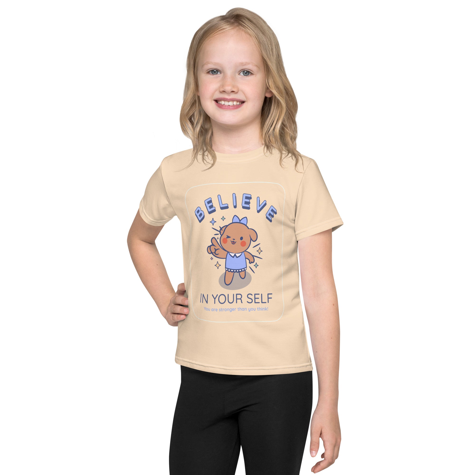 Believe in Yourself Kids crew neck t-shirt