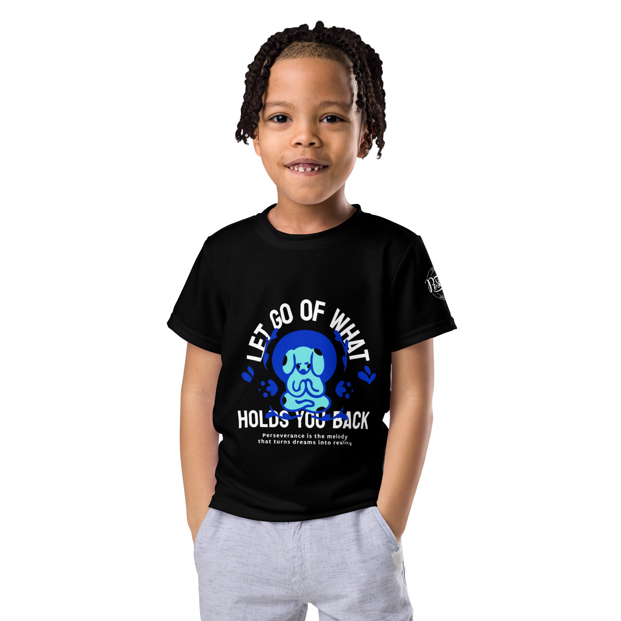 Black Let Go Kids crew neck t-shirt - Boys