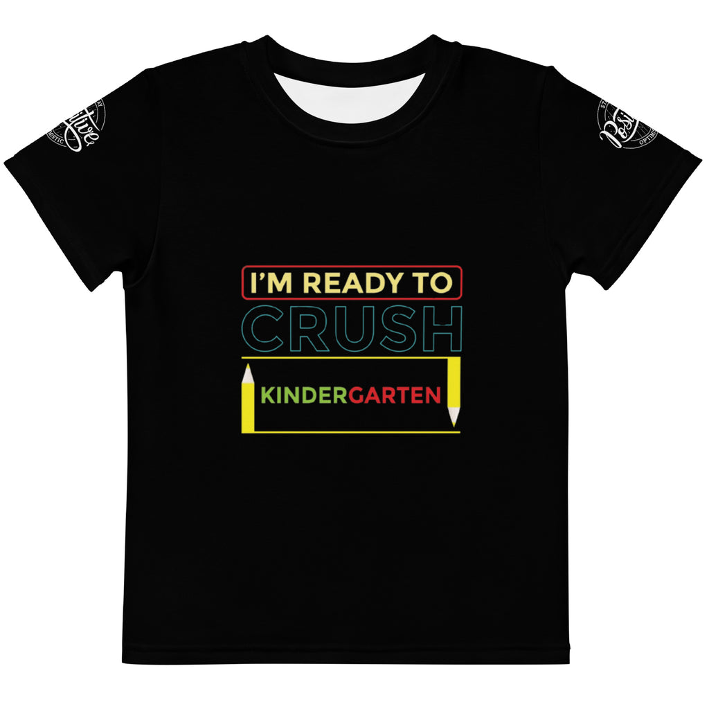 Ready to Crush Kindergarten Kids crew neck t-shirt