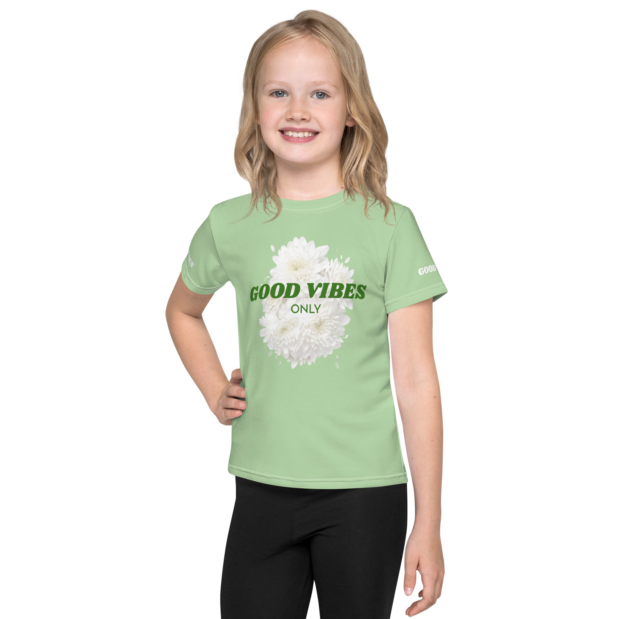 Good Vibes Only Kids crew neck t-shirt