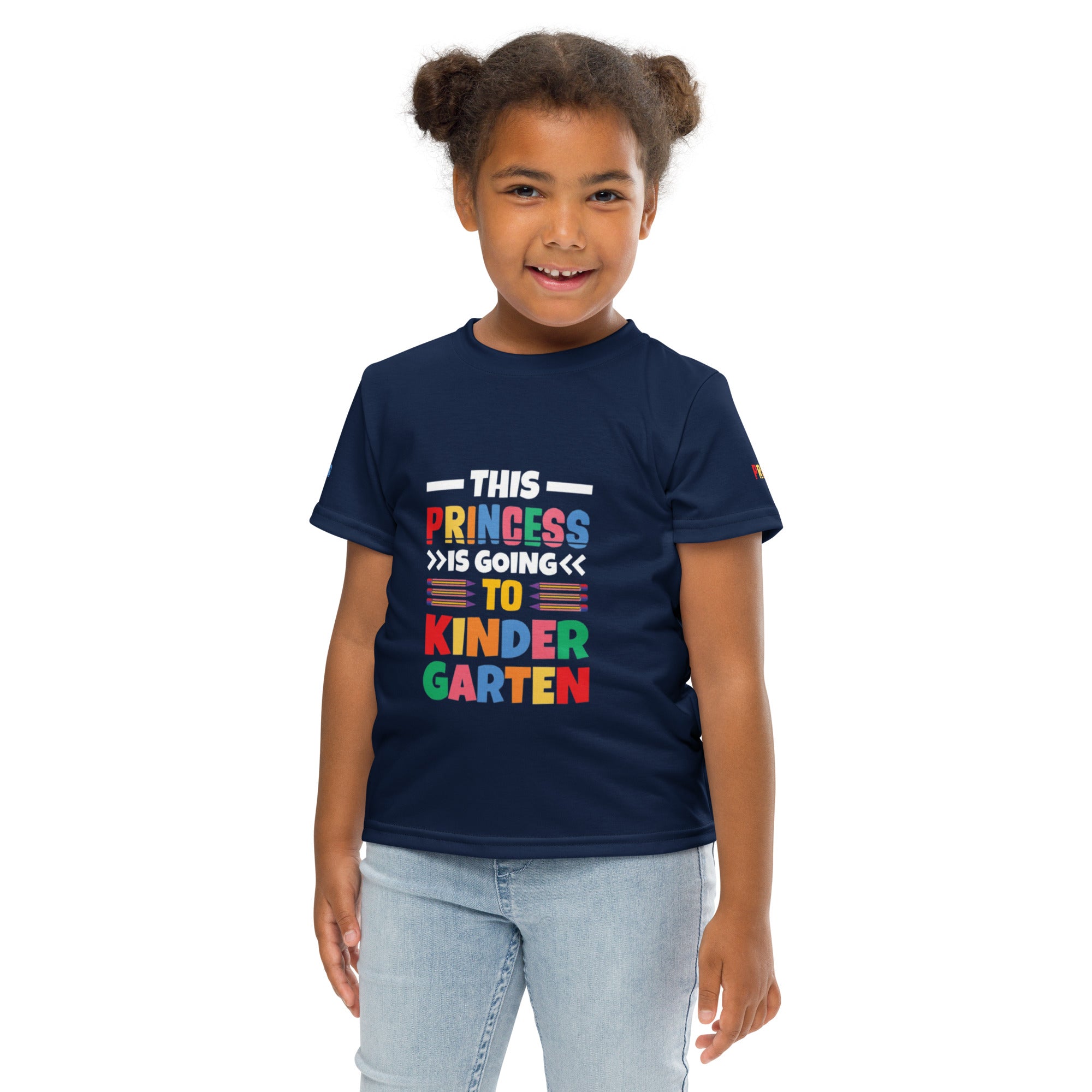 This Princess is going to Kindergarten Kids crew neck t-shirt