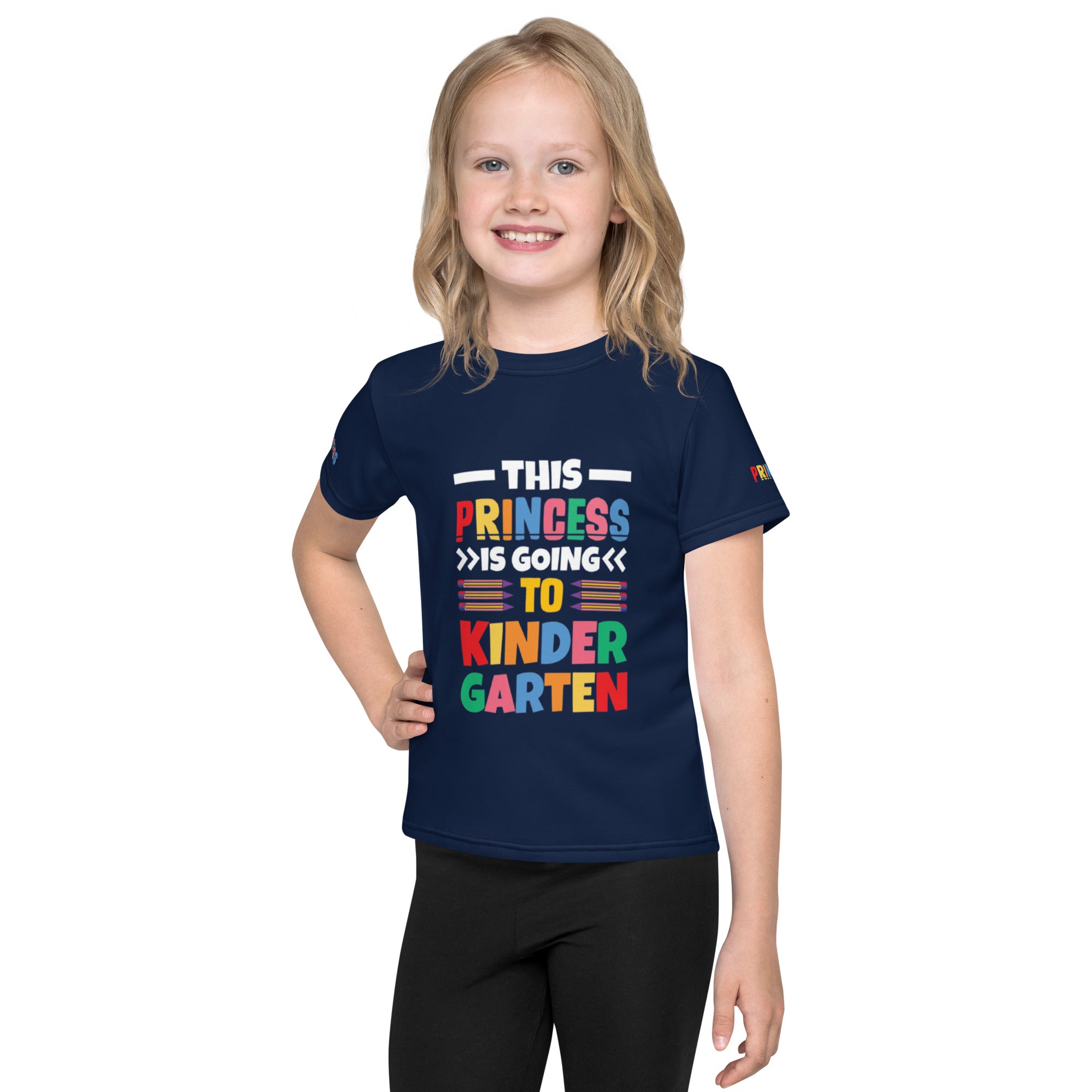 This Princess is going to Kindergarten Kids crew neck t-shirt