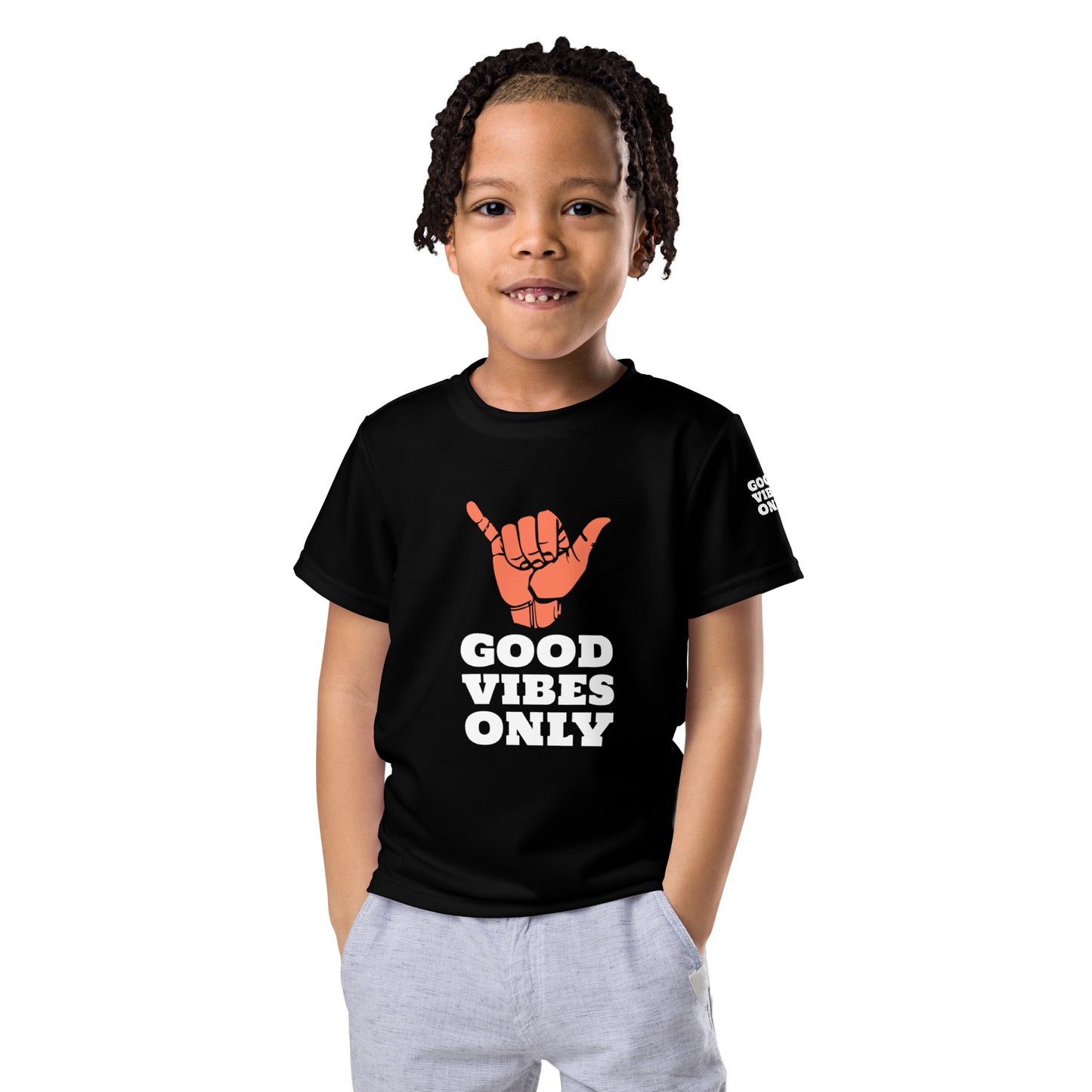 Good Vibes Kids crew neck t-shirt