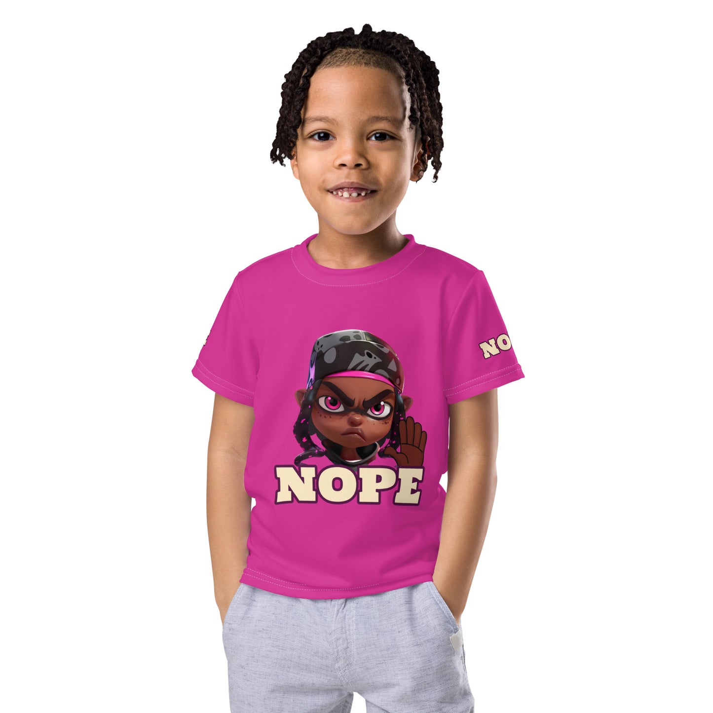 Nope Kids crew neck t-shirt