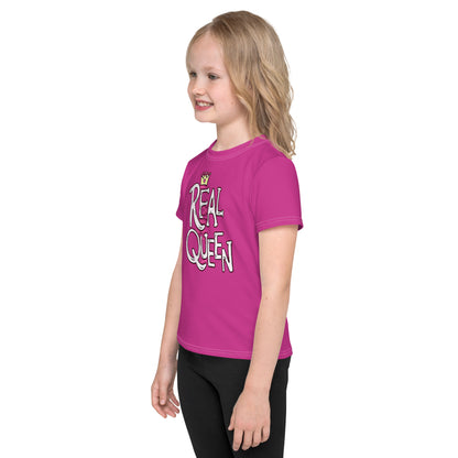 Real Queen Kids crew neck t-shirt