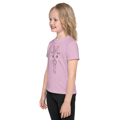 Cool Giraffe Kids crew neck t-shirt