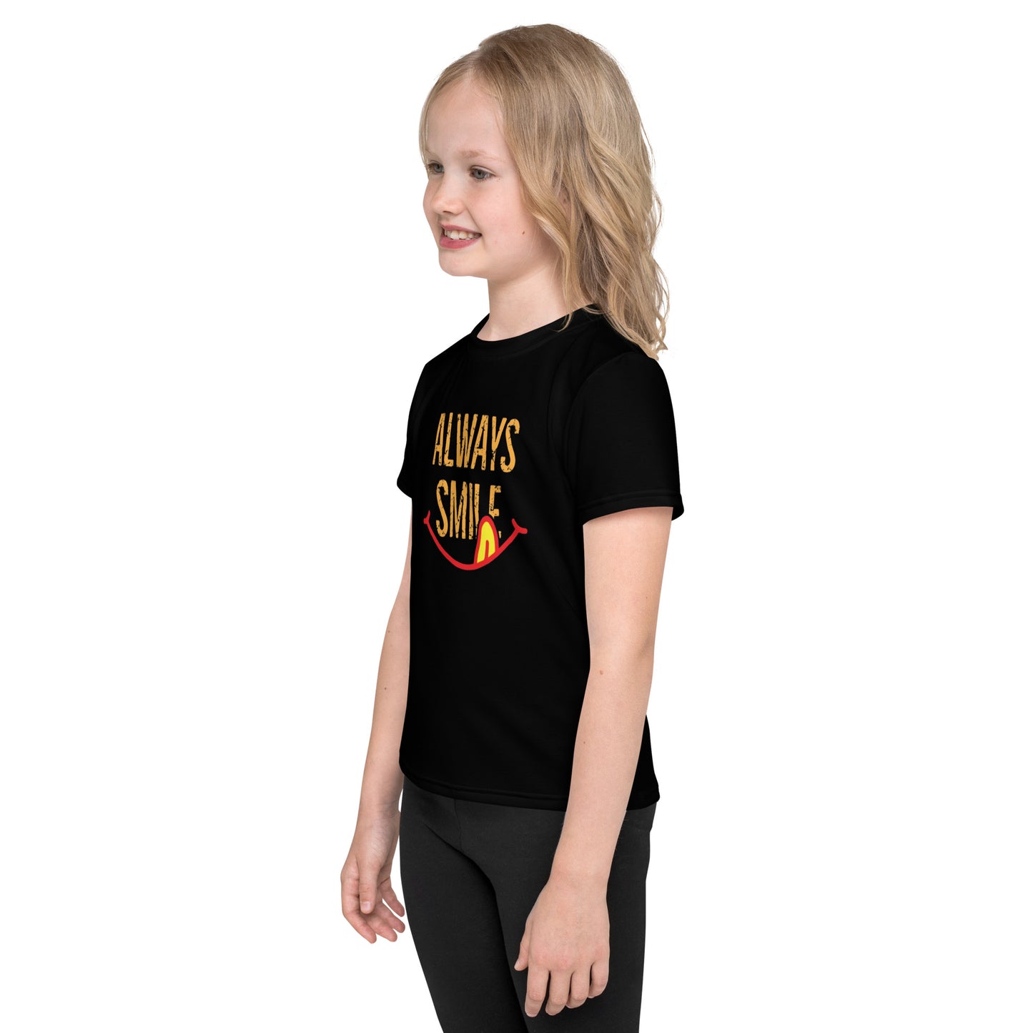 Always Smile Kids crew neck t-shirt