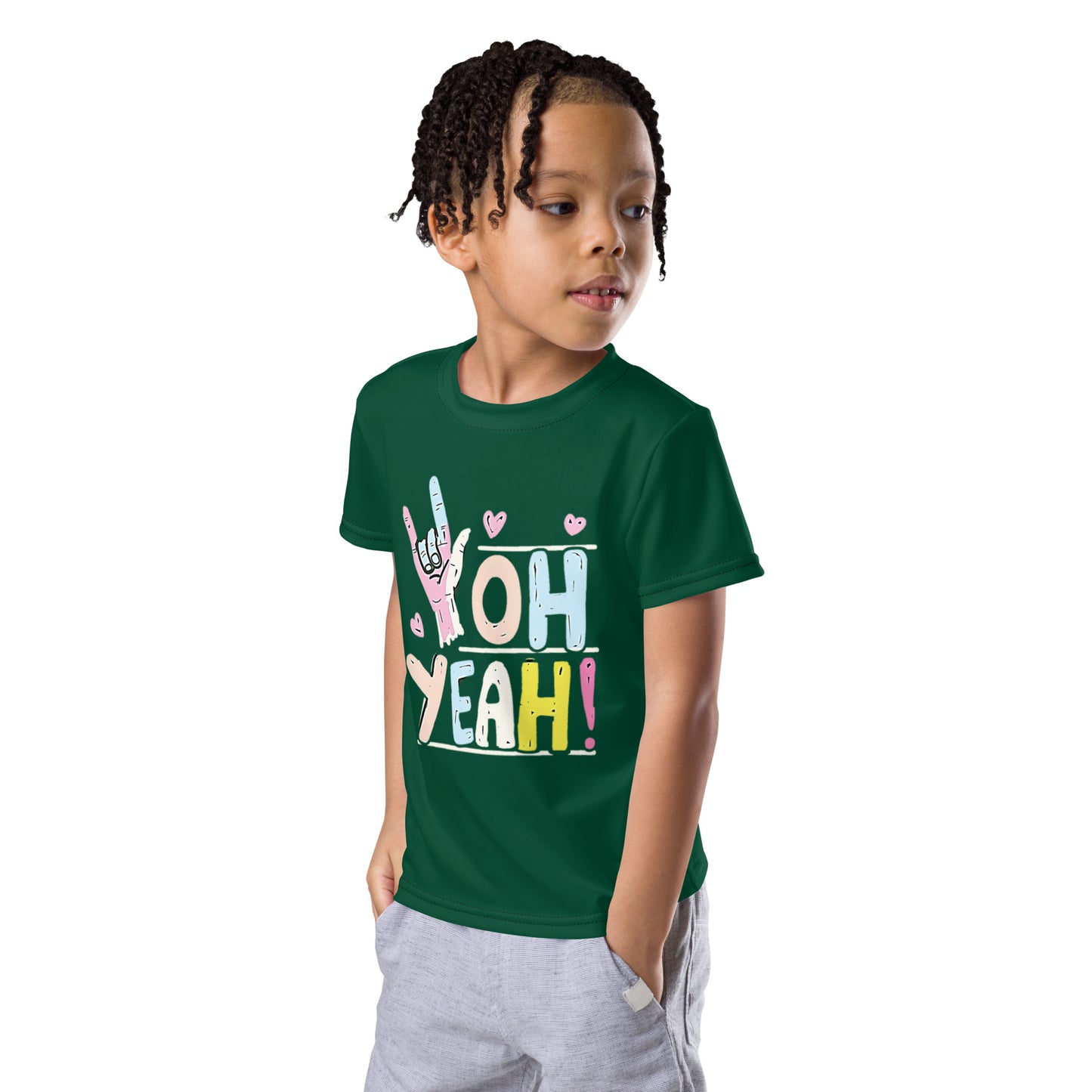 Oh Yeah Kids crew neck unisex t-shirt