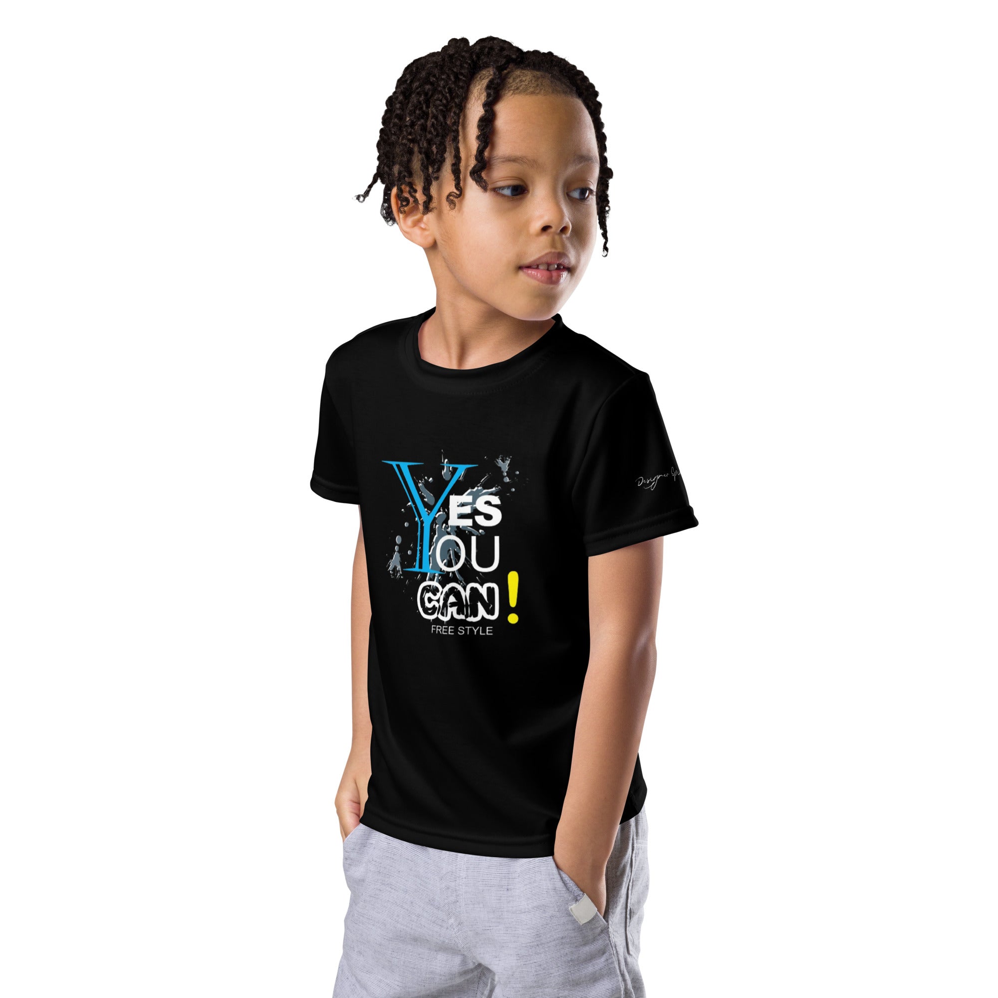 Yes You Can Kids crew neck t-shirt
