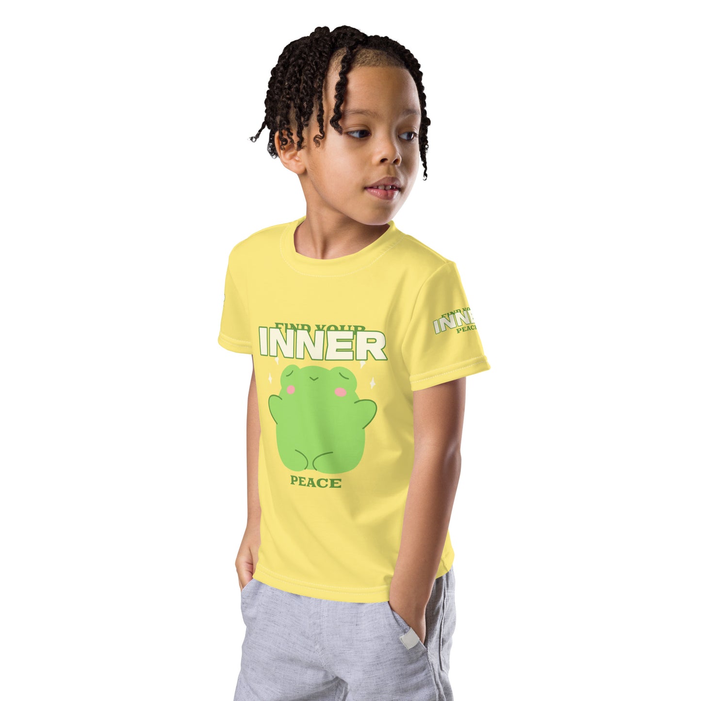 Find Your Inner Peace Kids crew neck t-shirt