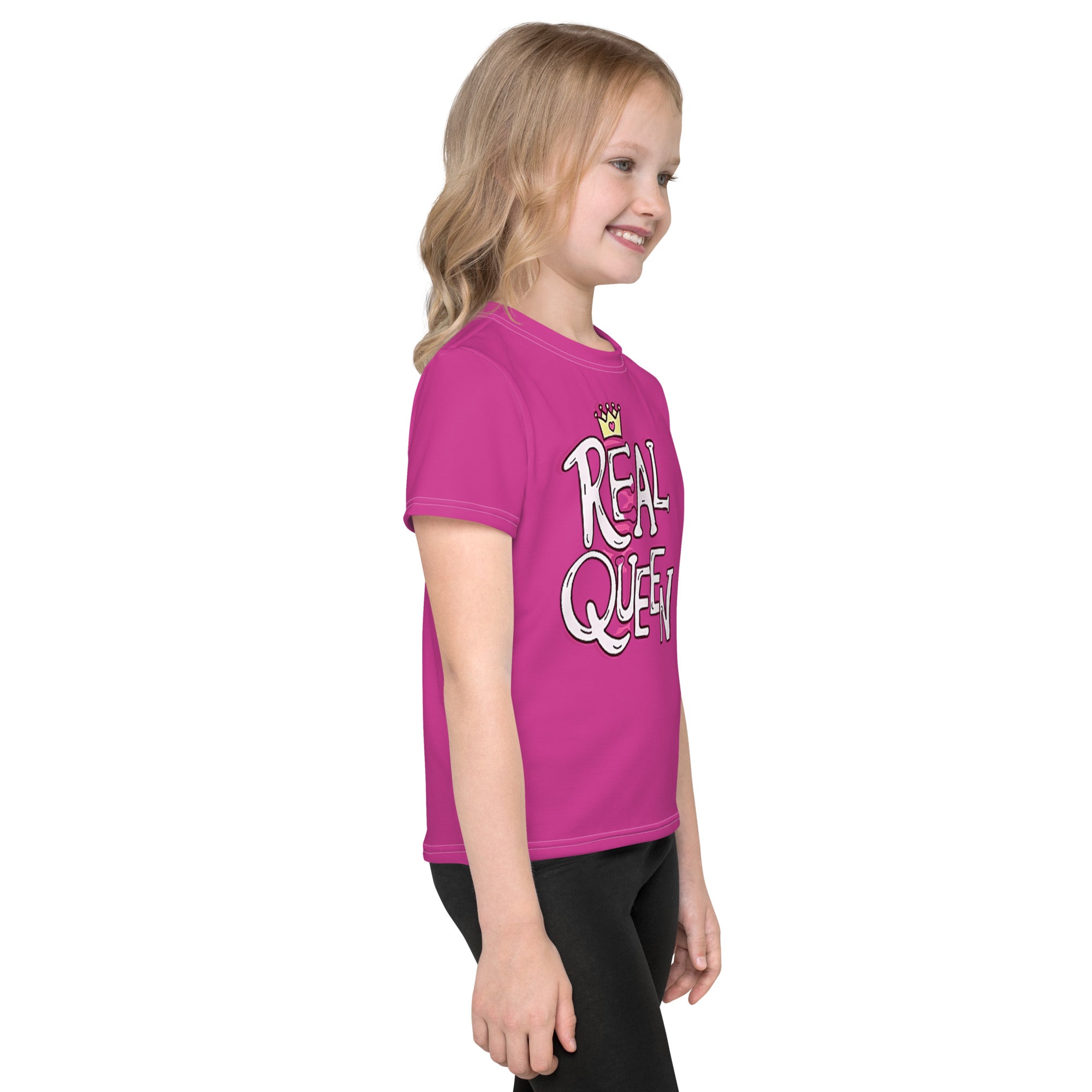 Real Queen Kids crew neck t-shirt