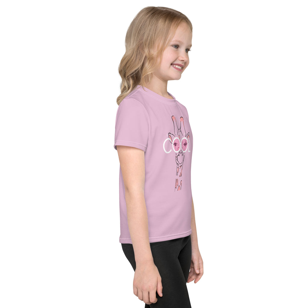 Cool Giraffe Kids crew neck t-shirt