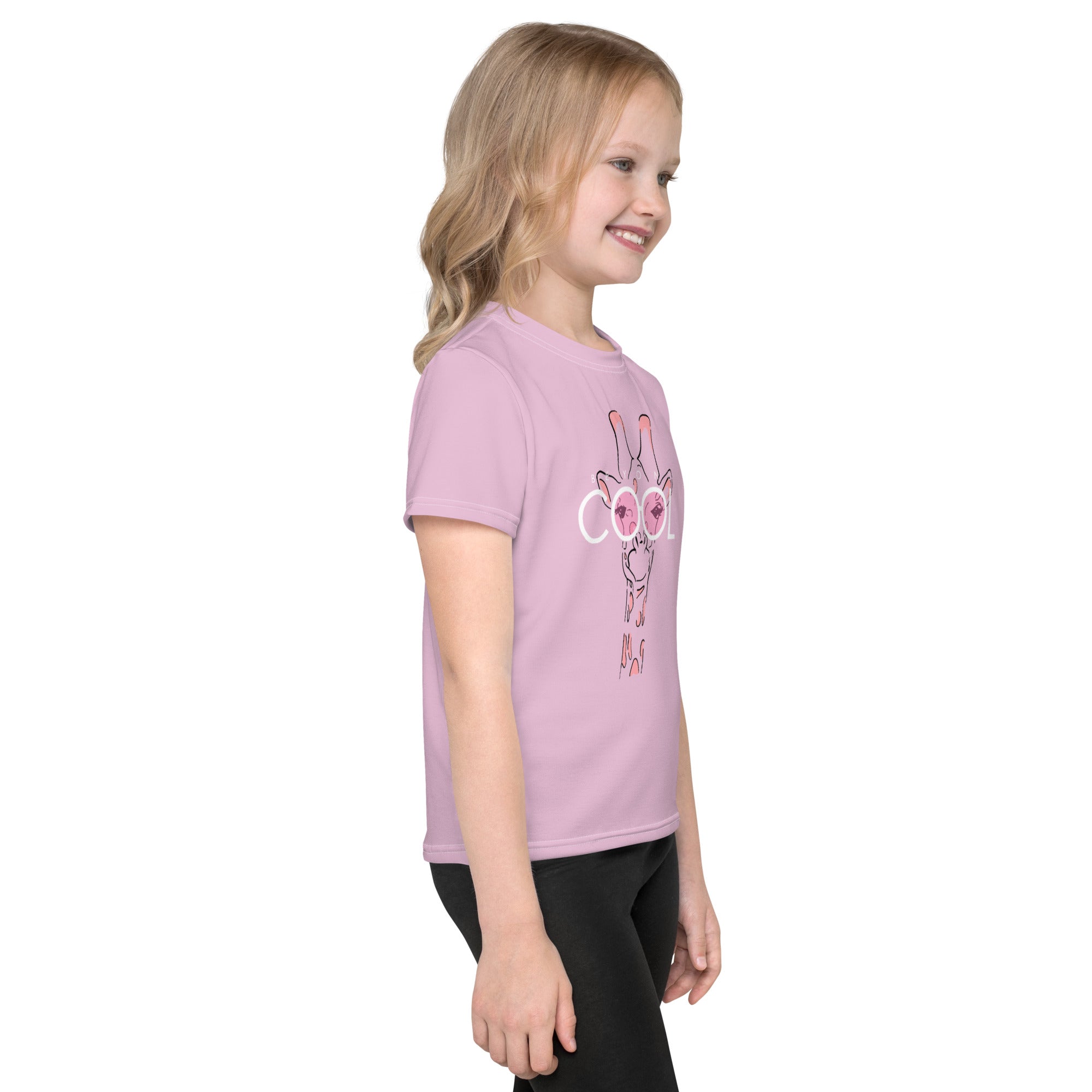 Cool Giraffe Kids crew neck t-shirt