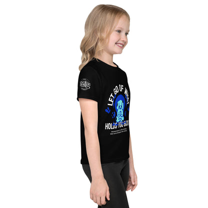 Black Let Go Kids crew neck t-shirt