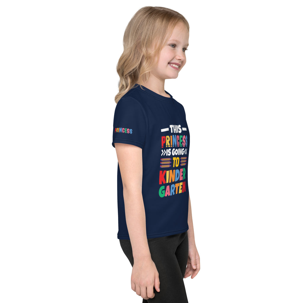 This Princess is going to Kindergarten Kids crew neck t-shirt