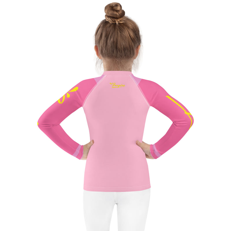 Let Your Dreams Be Your Wings Kids Rash Guard