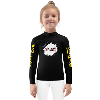 Trust Yourself Kids Rash Guard