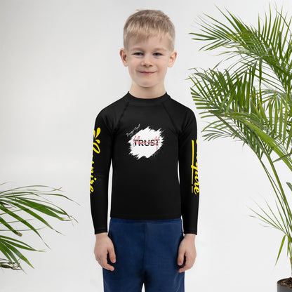 Trust Yourself Kids Rash Guard