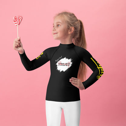 Trust Yourself Kids Rash Guard