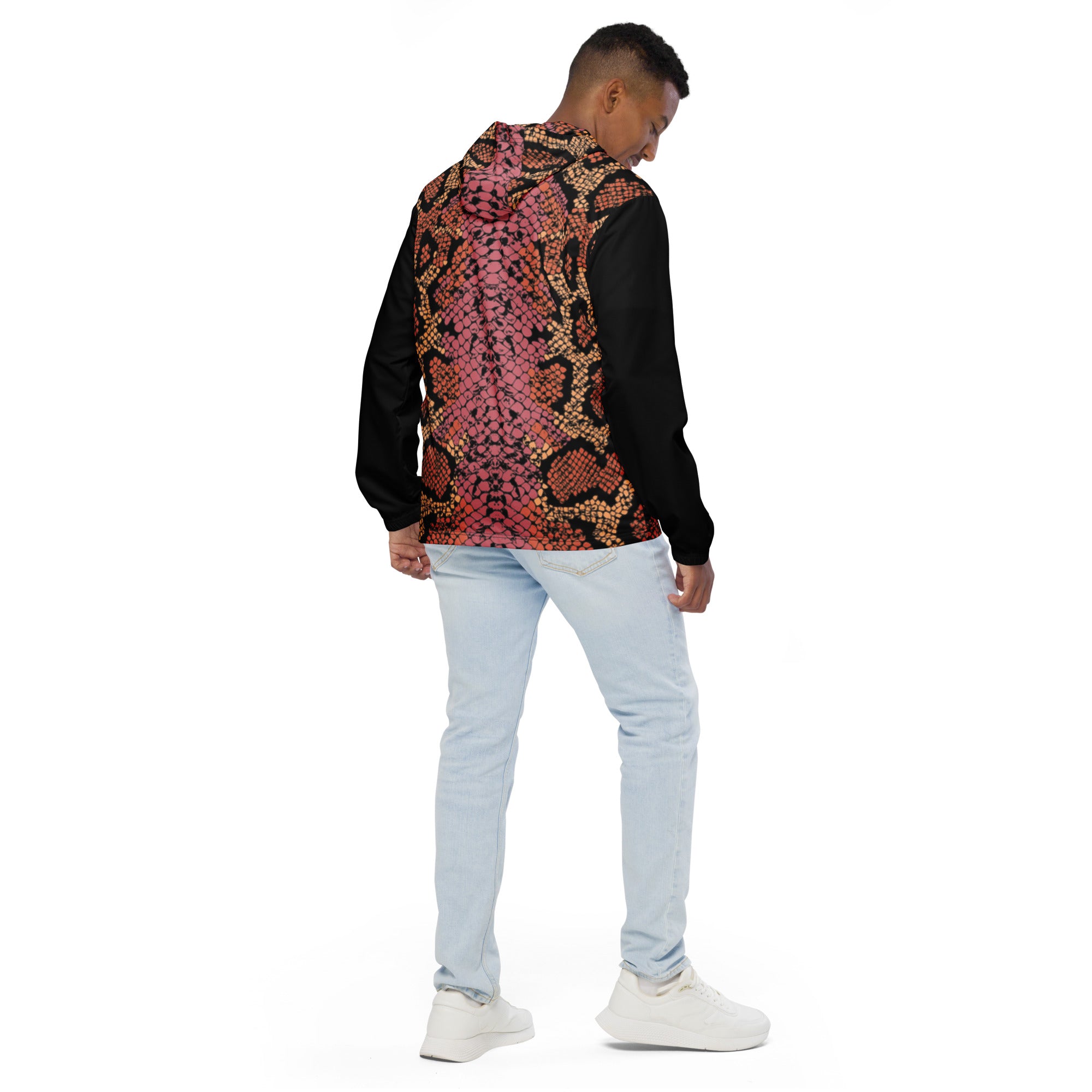 Scale Print Men’s windbreaker