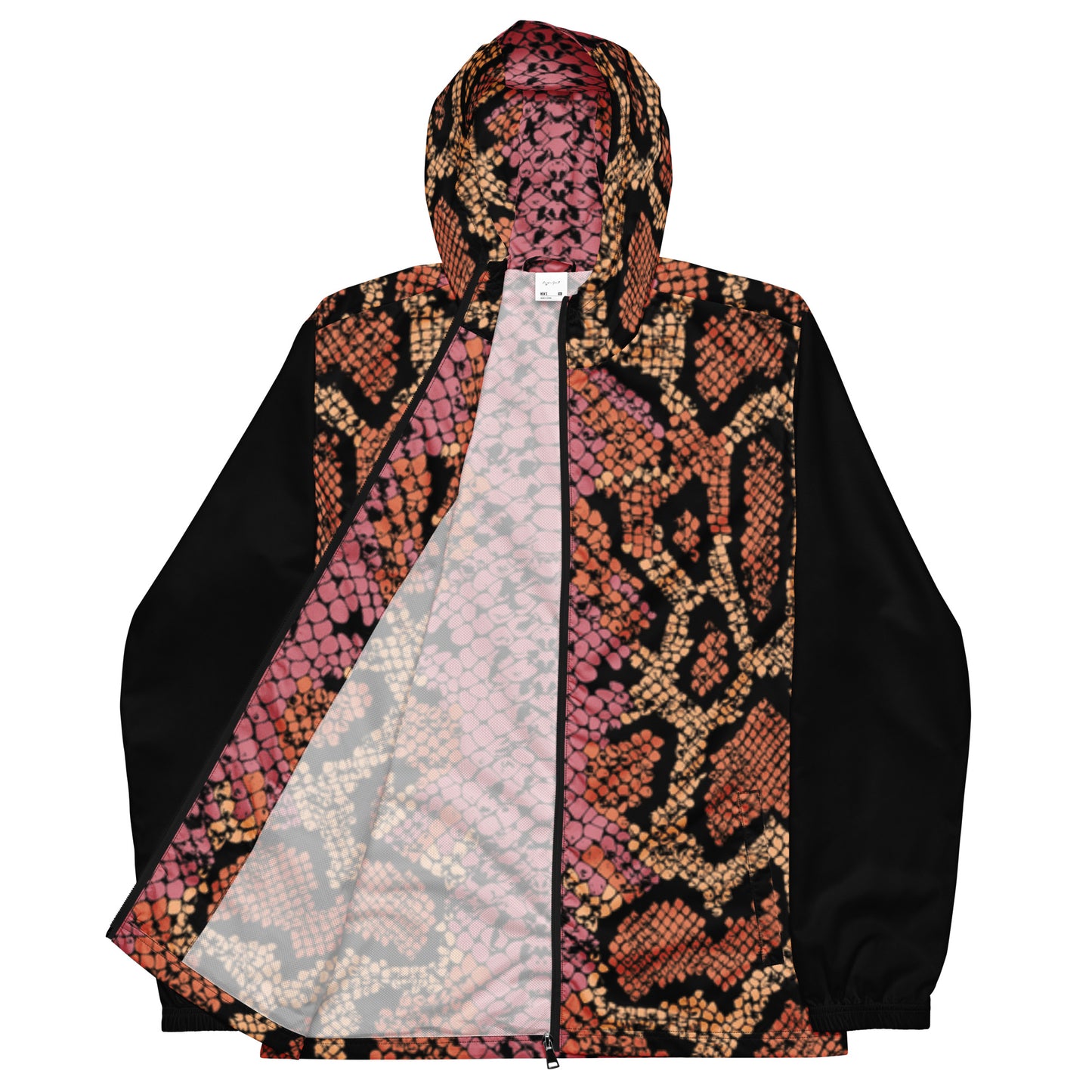 Scale Print Men’s windbreaker